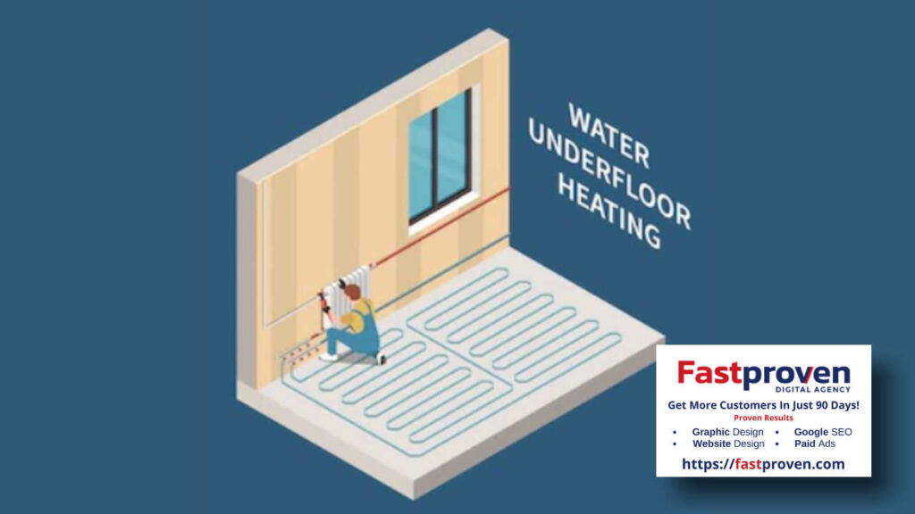 wet water underfloor heating system